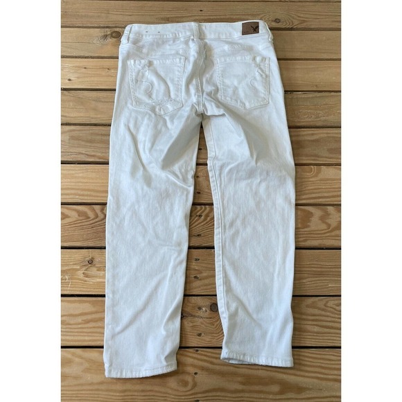 AMERICAN EAGLE Jegging Crop Stretch Jeans Size 8 - Picture 2 of 9